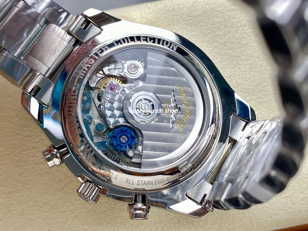 LGS Factory Longines Master Collection Moonphase L2.673.4.51.6 40mm Full Steel Black Dial - Image 8