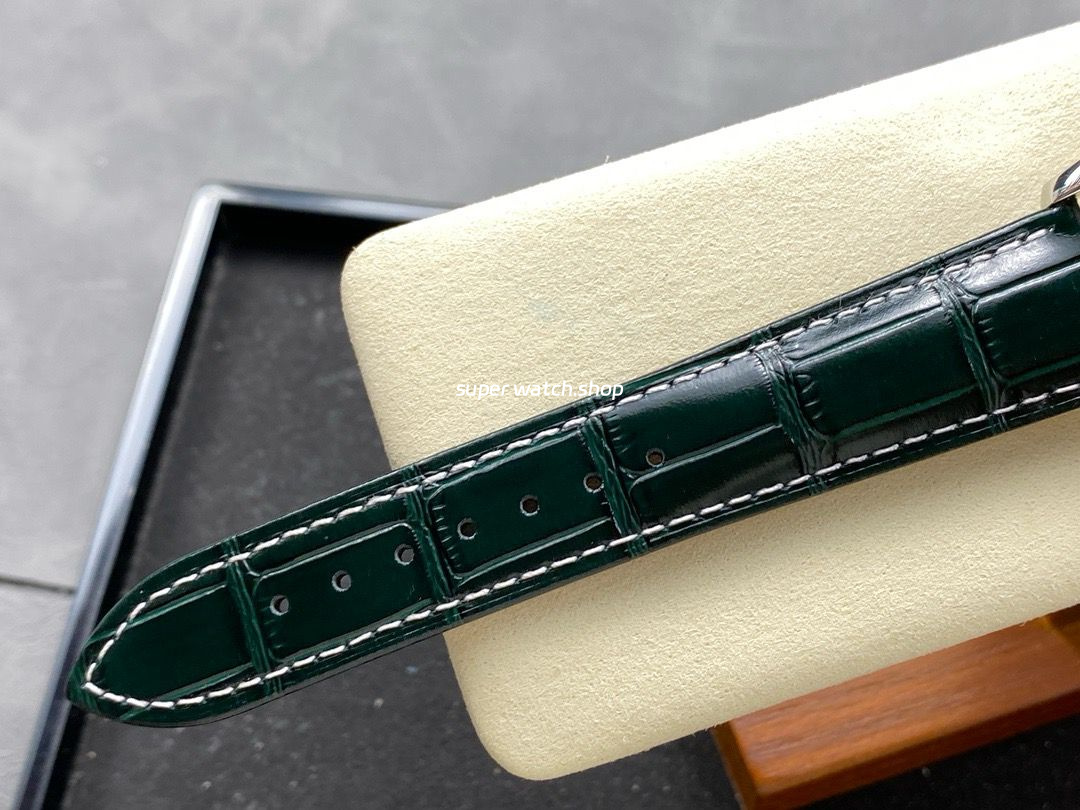 LGS Factory Longines Master Collection Moonphase L2.773.4.61.2 40mm Steel Leather Strap Roman Numerals Green Dial - Image 9