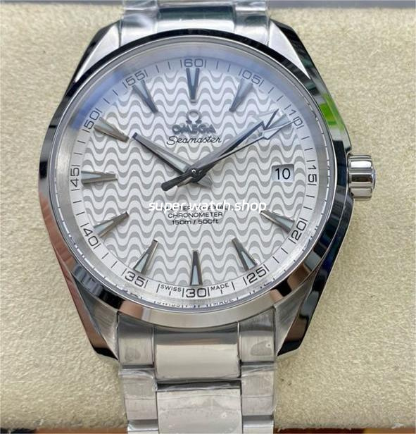 N1 Factory Omega Seamaster Aqua Terra Master Co-Axial Chronometer 220.10.41.21.01.001 41.5mm Full Steel Silver Dial