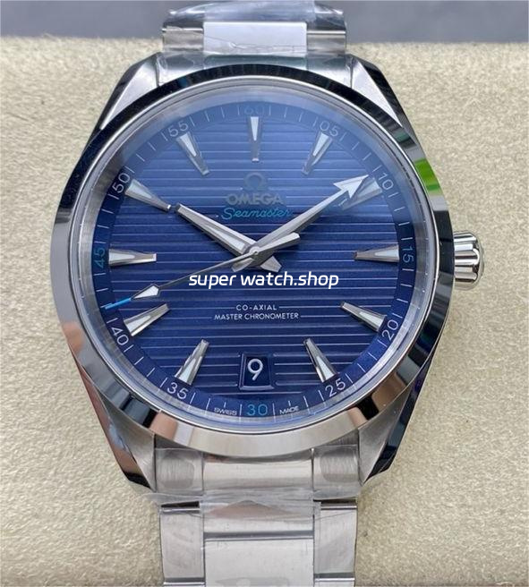 N1 Factory Omega Seamaster Aqua Terra Master Co-Axial Chronometer 220.10.41.21.03.001 41.5mm Full Steel Blue Dial