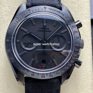 N1 Factory Omega Speedmaster Dark Side Of The Moon 311.92.44.51.01.005 44.25mm Ceramic Textile Strap Black Dial