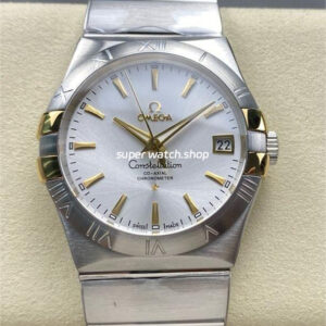 OM+ Factory Omega Constellation Men 123.10.38.21.02.001 38mm Full Steel Silver Dial
