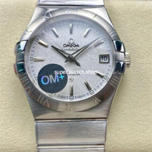 OM+ Factory Omega Constellation Men 123.10.38.21.02.003 38mm Full Steel Silver Dial