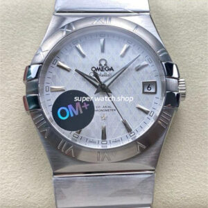 OM+ Factory Omega Constellation Men 123.10.38.21.02.004 38mm Full Steel Silver Dial