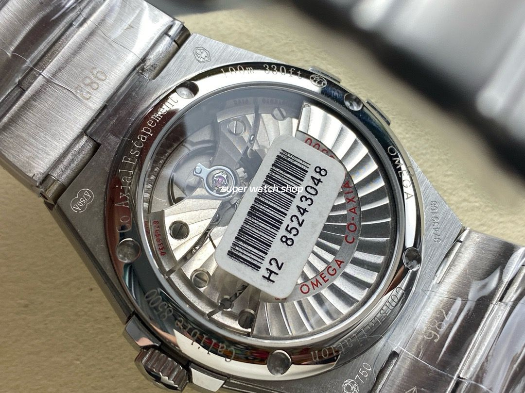 OM+ Factory Omega Constellation Men 123.10.38.21.52.001 38mm Full Steel Diamond Silver Dial - Image 8