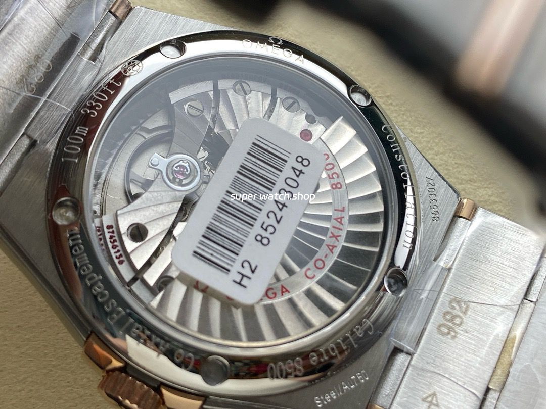 OM+ Factory Omega Constellation Men 123.20.38.21.03.001 38mm Rose Gold Steel Blue Dial - Image 8