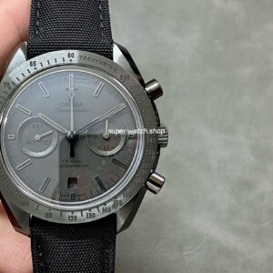 OM Factory Omega Speedmaster Dark Side Of The Moon 311.92.44.51.01.005 44.25mm Ceramic Textile Strap Black Dial