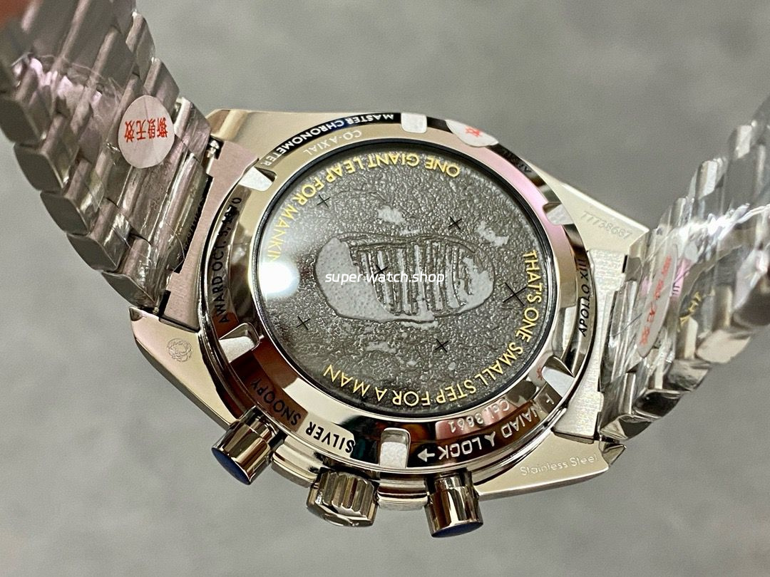 OM Factory Omega Speedmaster Professional Moonwatch 310.20.42.50.01.001 42mm Full Steel Black Dial - Image 7