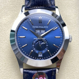 PP+ Factory Patek Philippe Annual Calendar 5396G White Gold Blue Dial