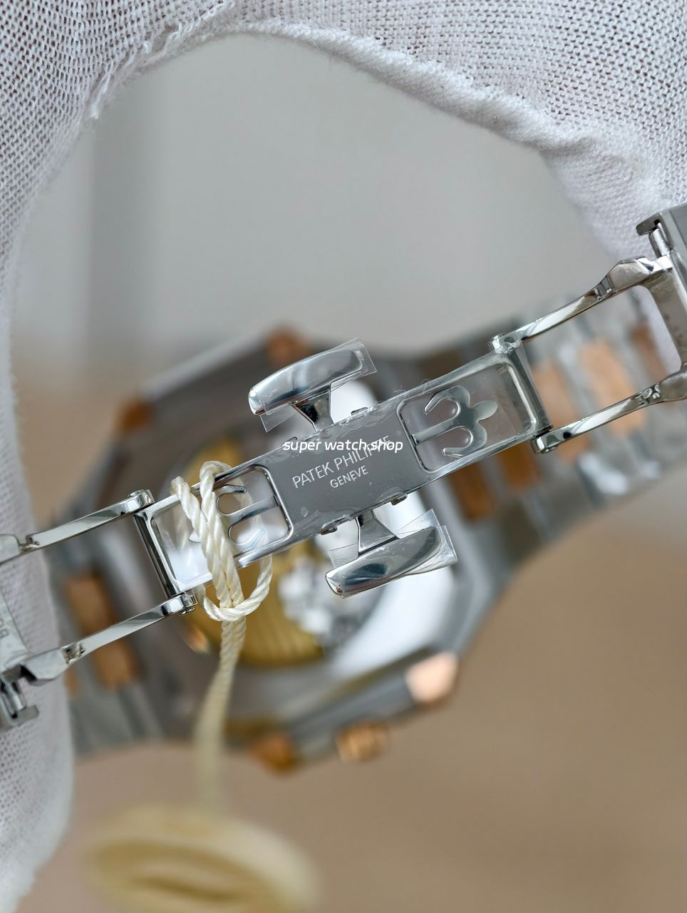 PPF Factory Patek Philippe Cubitus 5821/1AR-001 45mm Half Rose Gold Blue Dial - Image 9
