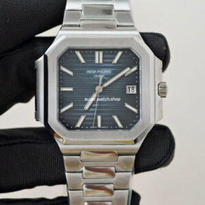 PPF Factory Patek Philippe Cubitus 7128/1G-001 45mm Full White Gold Blue-Gray Dial