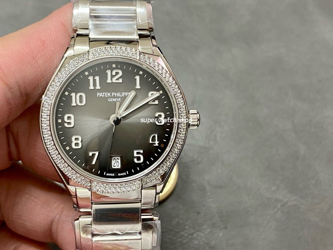 PPF Factory Patek Philippe Twenty~4 7300/1200A-010 36mm Full Steel Arabic Numerals Black Dial