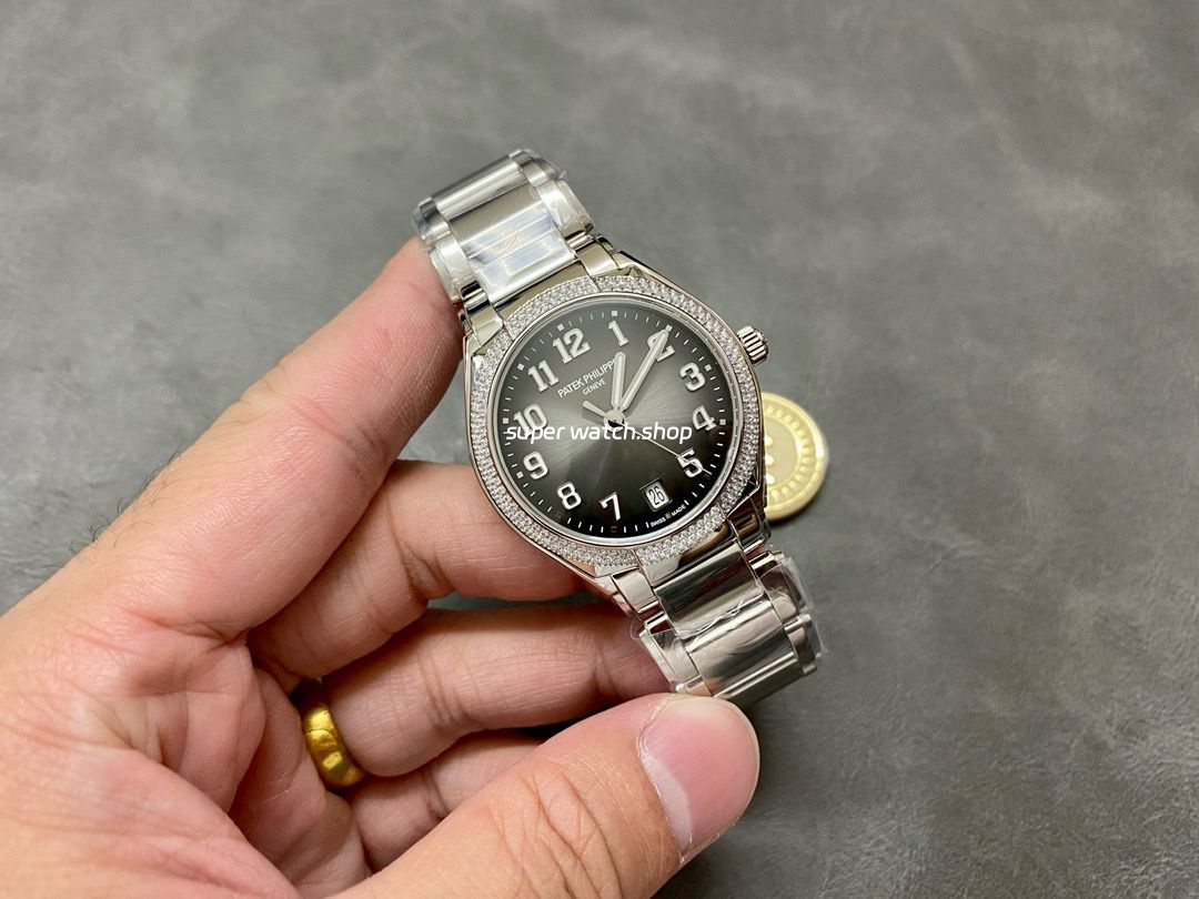 PPF Factory Patek Philippe Twenty~4 7300/1200A-010 36mm Full Steel Arabic Numerals Black Dial - Image 4