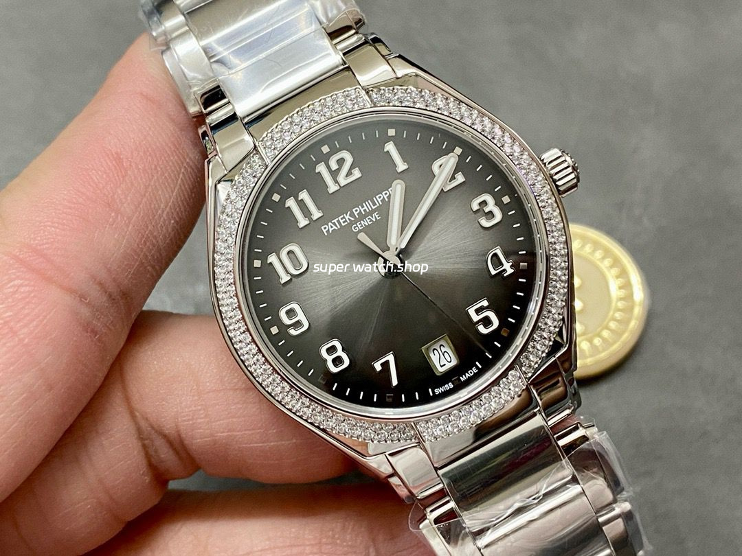 PPF Factory Patek Philippe Twenty~4 7300/1200A-010 36mm Full Steel Arabic Numerals Black Dial - Image 2