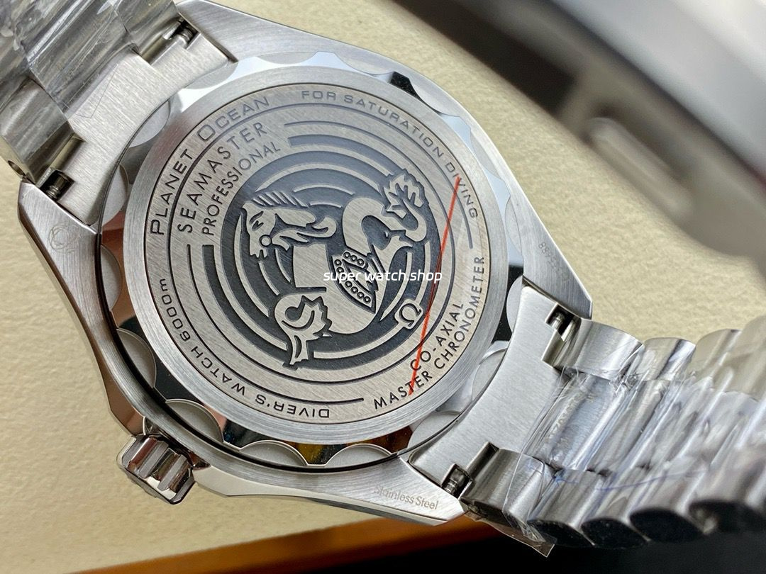 SBF Factory Omega Seamaster Ultra Deep 6000M 215.30.46.21.03.001 45.5mm Full Steel Blue Dial - Image 8