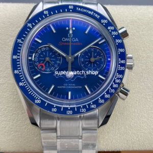 TW Factory Omega Speedmaster Moonphase 304.33.44.52.03.001 44.25mm Full Steel Blue Dial