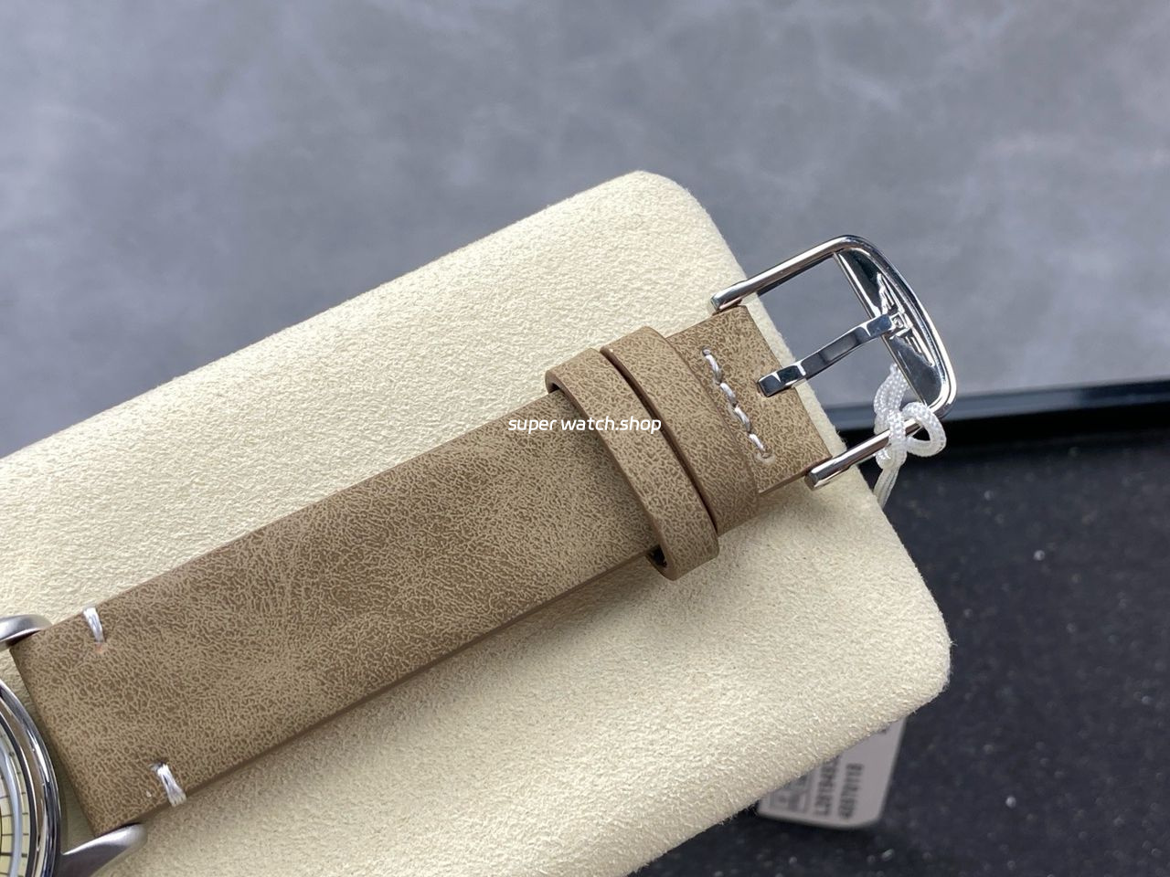 VC+ Factory Longines Heritage L28194932 38.5mm Steel Calf skin Strap Arabic Numerals Yellow Dial - Image 9