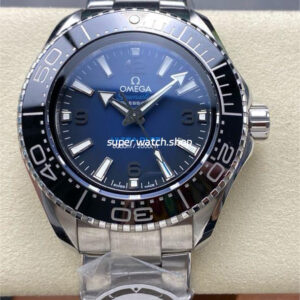 VR Factory Omega Seamaster Ultra Deep 6000M 215.30.46.21.03.001 45mm Arabic Numerals Blue Dial