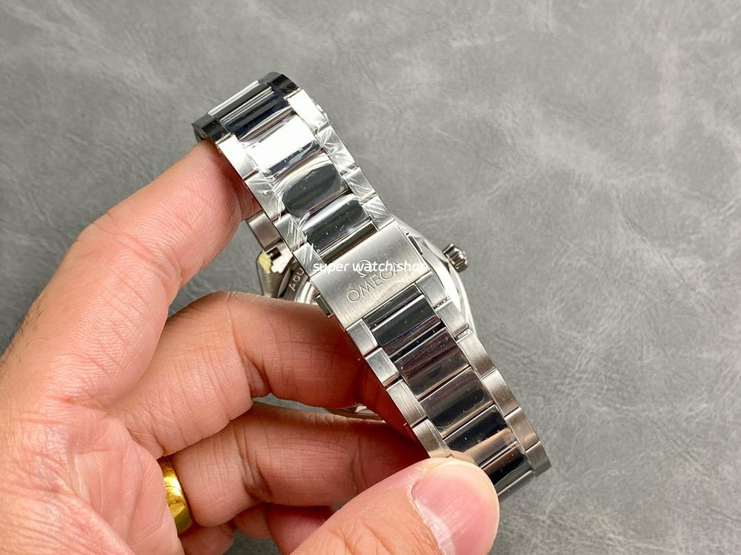VS Factory Omega Seamaster Aqua Terra 220.10.41.21.01.001 41mm Full Steel Olive Green Dial - Image 8
