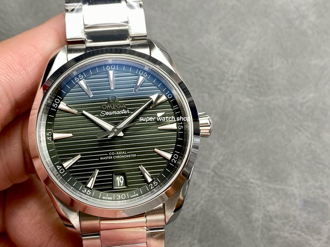 VS Factory Omega Seamaster Aqua Terra 220.10.41.21.01.001 41mm Full Steel Olive Green Dial