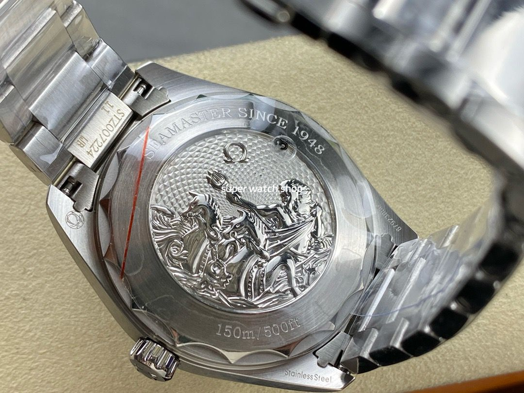 VS Factory Omega Seamaster Aqua Terra Worldtimer 220.10.43.22.03.001 43mm Full Steel Blue Dial - Image 7