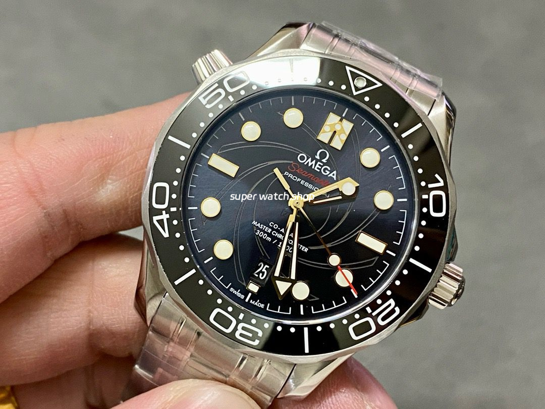 VS Factory Omega Seamaster Diver 300M 210.22.42.20.01.004 James Bond 007 Limited Edition 42mm Full Steel Black Dial - Image 3