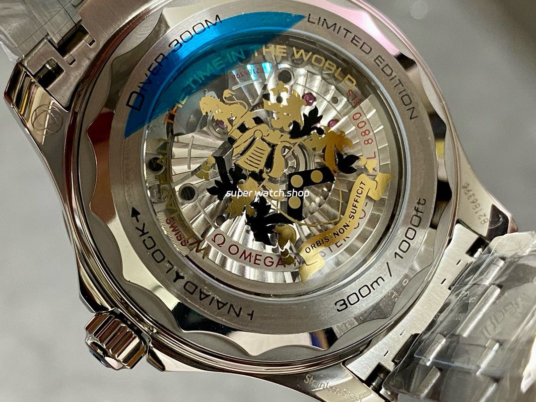 VS Factory Omega Seamaster Diver 300M 210.22.42.20.01.004 James Bond 007 Limited Edition 42mm Full Steel Black Dial - Image 7