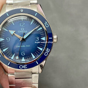 VS Factory Omega Seamaster Diver 300M 234.30.41.21.03.002  Co-Axial Master Chronometer 41mm Full Steel Blue Dial