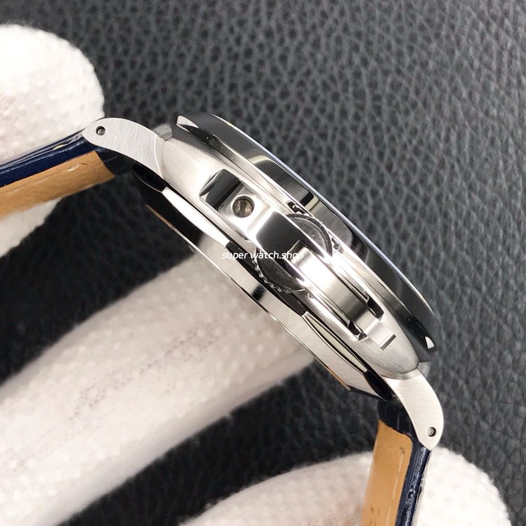 VS Factory Panerai Luminor Due PAM00927 42mm Titanium Leather Strap Blue Dial - Image 6