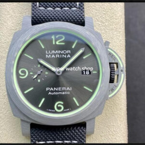 VS Factory Panerai Luminor Marina PAM01119 44mm Titanium Canvas Strap Grey Dial