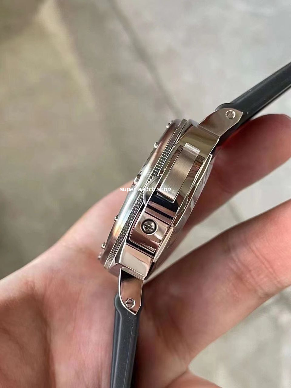 VS Factory Panerai Luminor Submersible PAM01024 44mm Steel Rubber Strap Black Dial - Image 5