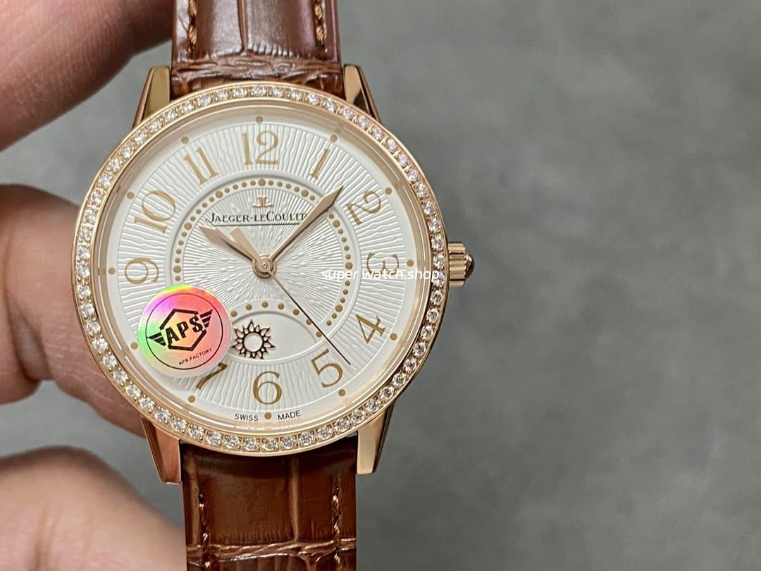 APS Factory Jaeger-LeCoultre Rendez-Vous Q3442440 Rose Gold Diamond Bezel Silver Dial