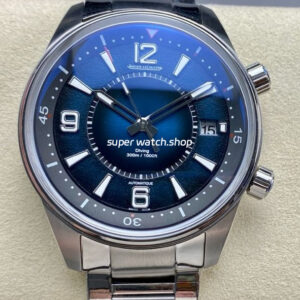 BLS Factory Jaeger-LeCoultre Polaris Date Q9068180 42mm Full Steel Strap Arabic Numerals Blue Dial