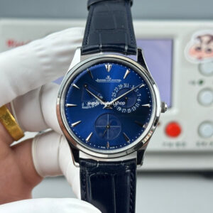 GF Factory Jaeger-LeCoultre Master Ultra Thin Réserve de Marche Q1378480 39mm Steel Leather Strap Blue Dial