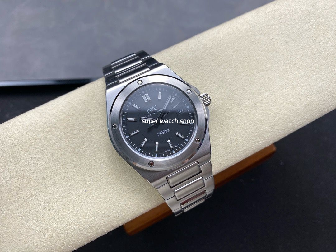 GH Factory IWC Ingenieur Automatic IW323902 40mm Full Steel Black Dial - Image 4