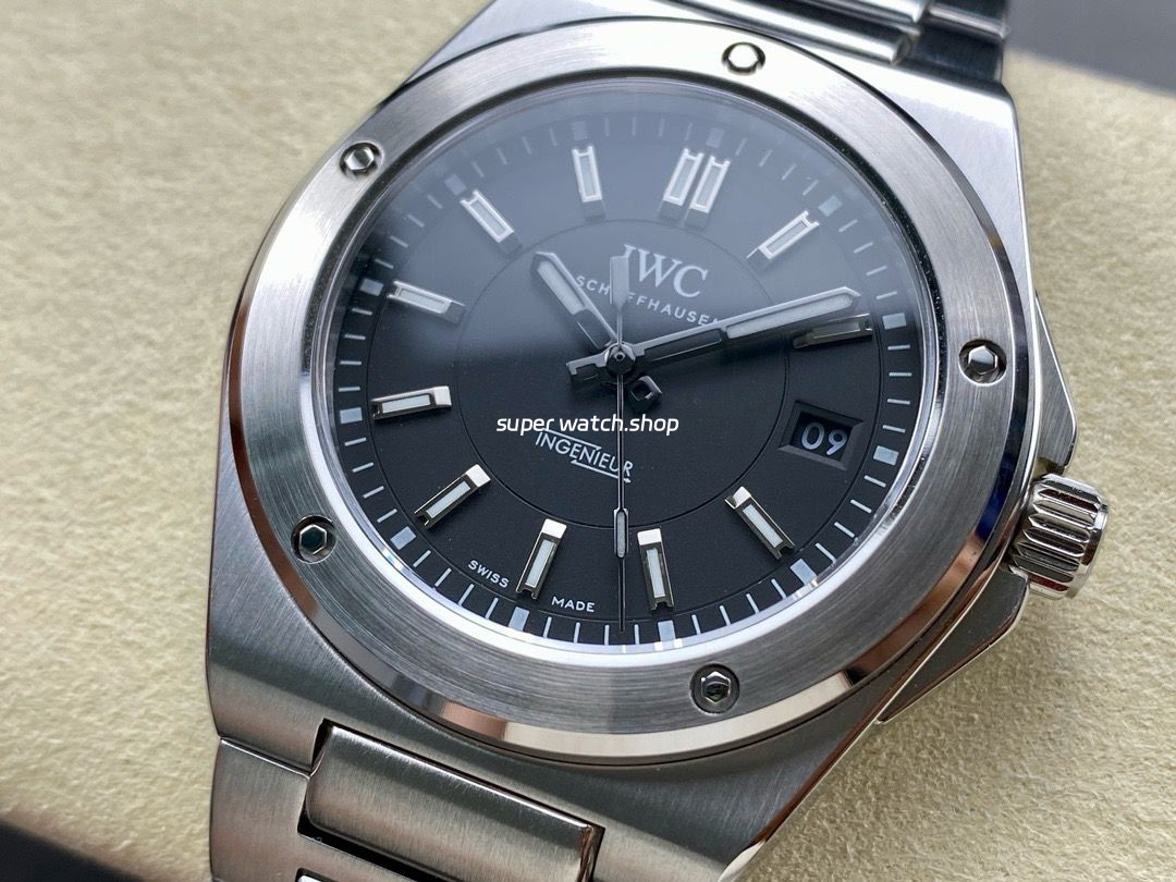 GH Factory IWC Ingenieur Automatic IW323902 40mm Full Steel Black Dial - Image 3