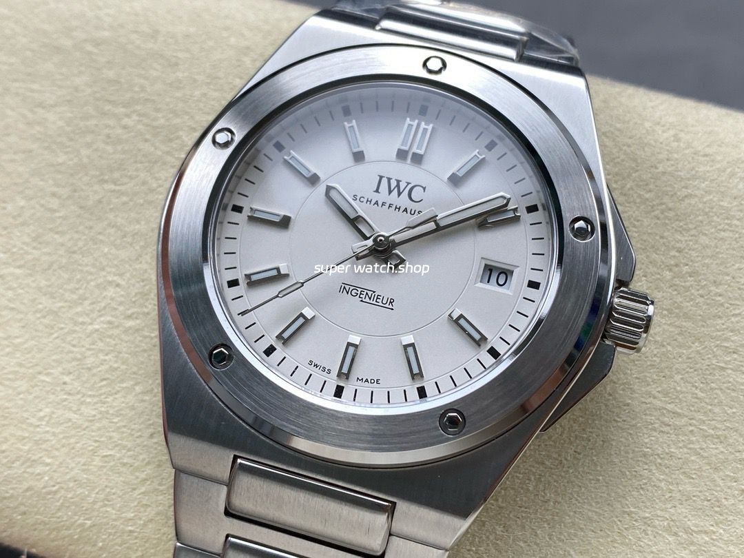 GH Factory IWC Ingenieur Automatic IW323904 40mm Full Steel White Dial - Image 3