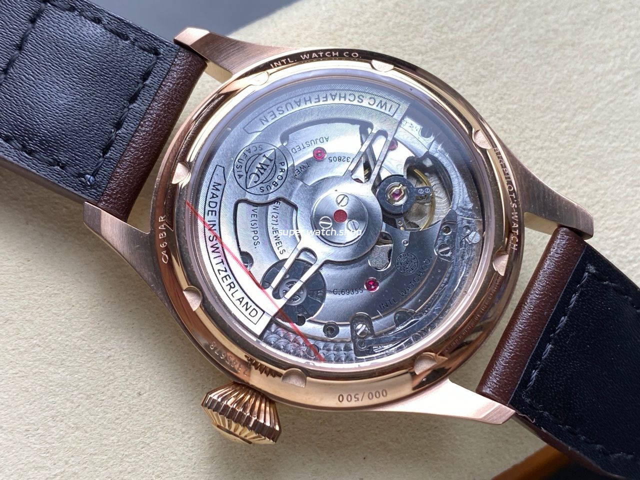 TW Factory IWC Big Pilot IW515204 46mm Arabic Numerals Brown Dial - Image 7