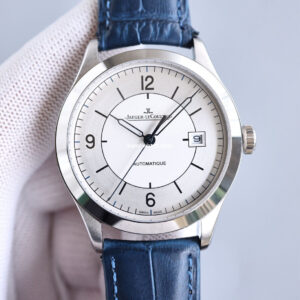 TW Factory Jaeger-LeCoultre Master Control Date Q1548530 39mm Steel Leather Strap Silver Dial
