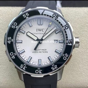 V6S Factory IWC Aquatimer Automatic 2000 IW356811 44mm Steel Rubber Strap White Dial