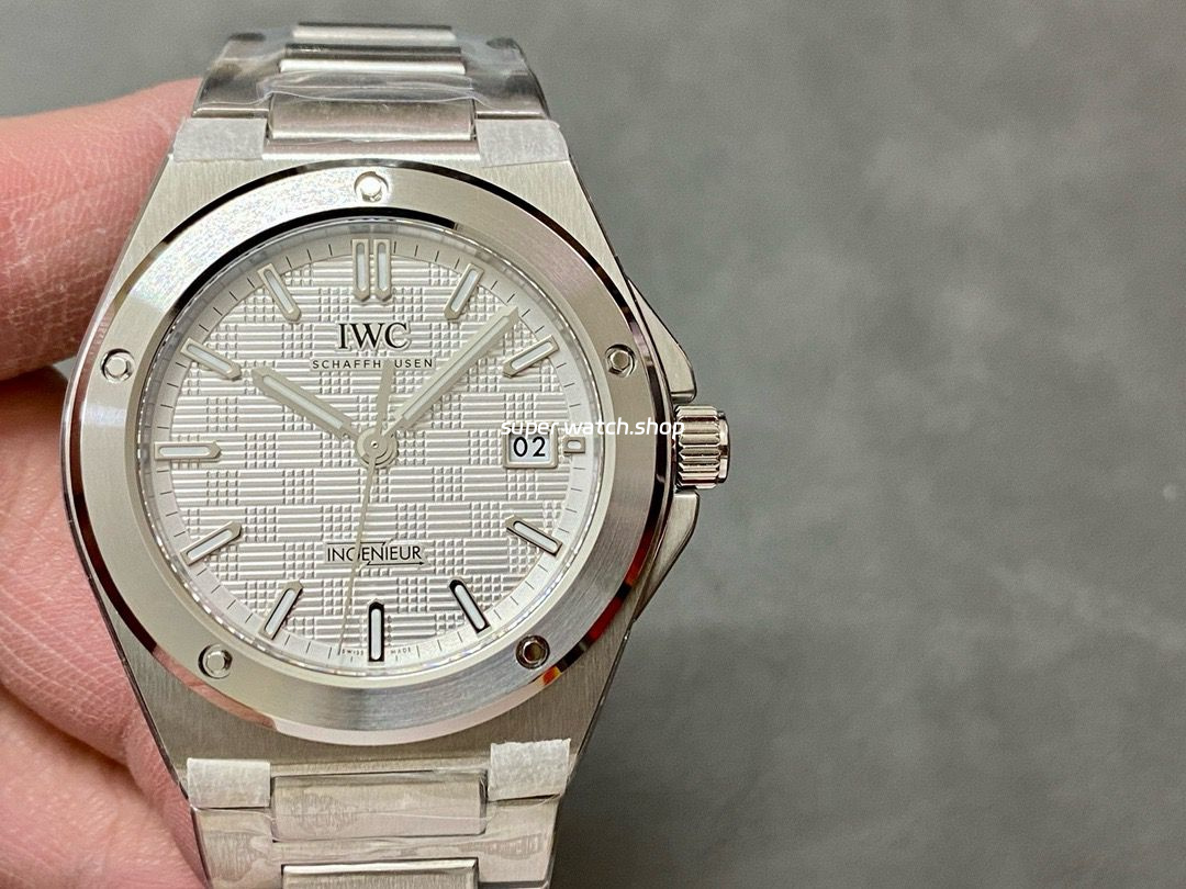 V7 Factory IWC Ingenieur Automatic IW328902 40mm Full Steel Silver Dial