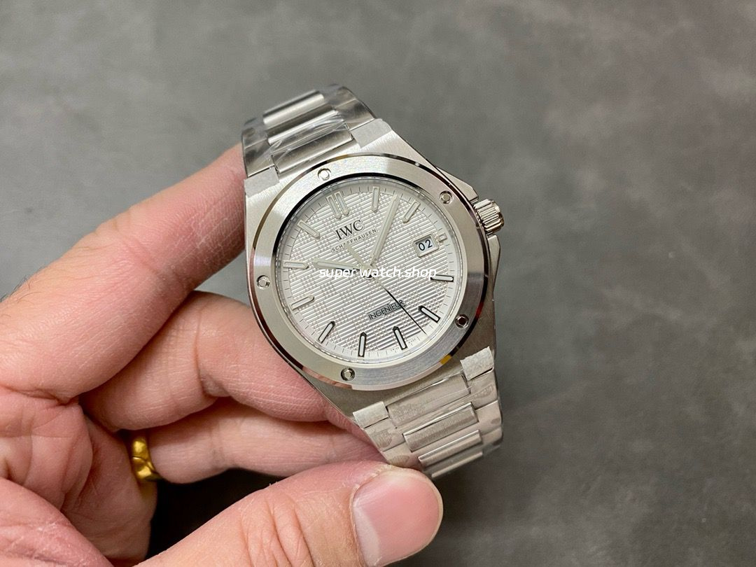 V7 Factory IWC Ingenieur Automatic IW328902 40mm Full Steel Silver Dial - Image 4