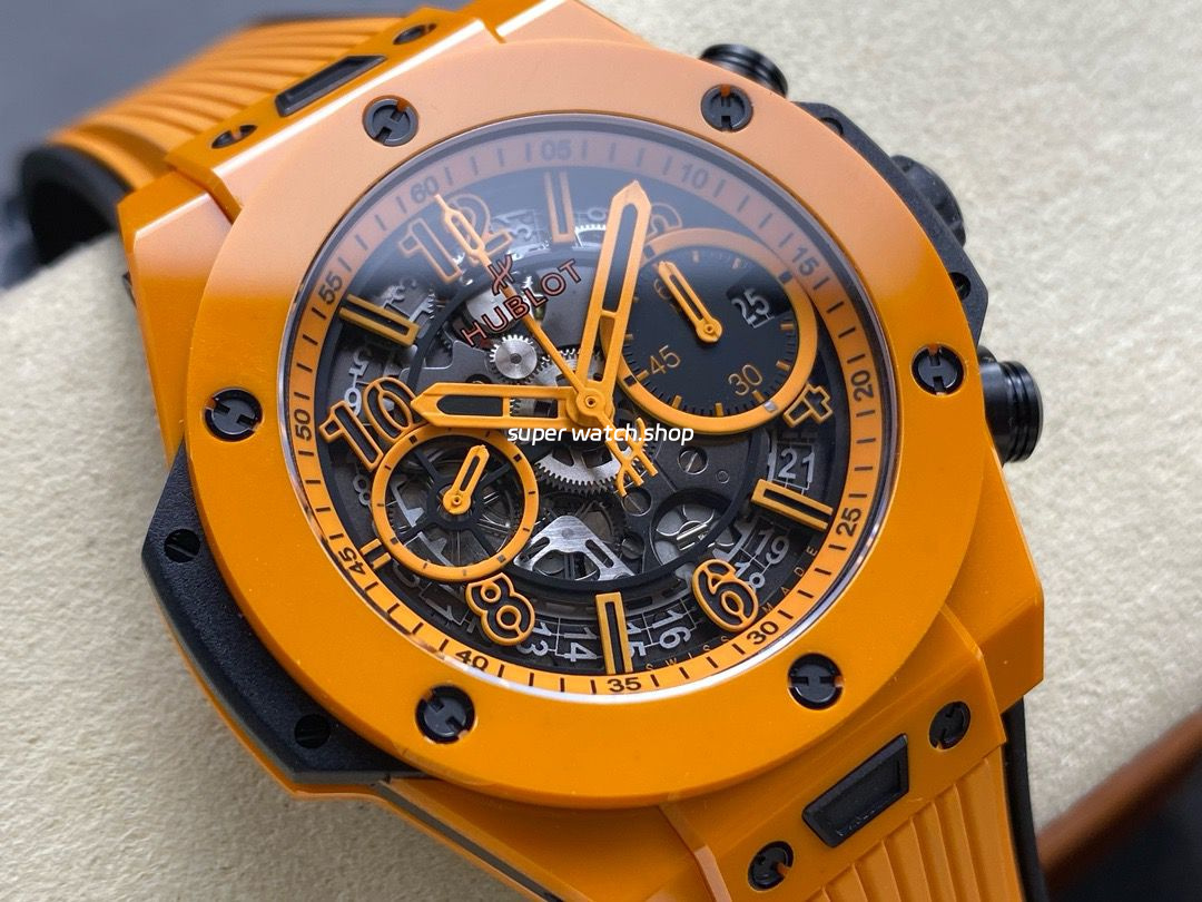 BBF Factory Hublot Big Bang Unico 441.CU.5910.RX 42mm Orange Ceramic Orange Rubber Strap Skeletonized Dial - Image 2
