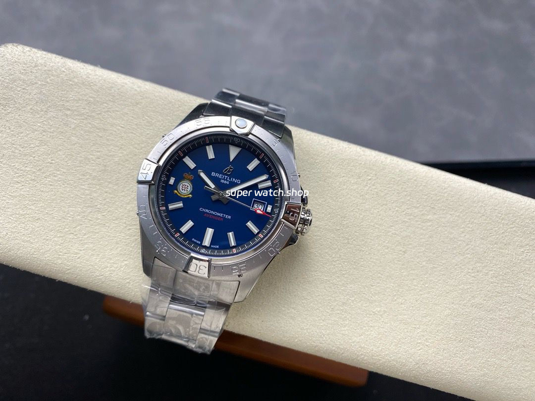 BLS Factory Breitling 60th Anniversary A173281A1C1A1 42mm Full Steel Blue Dial - Image 5