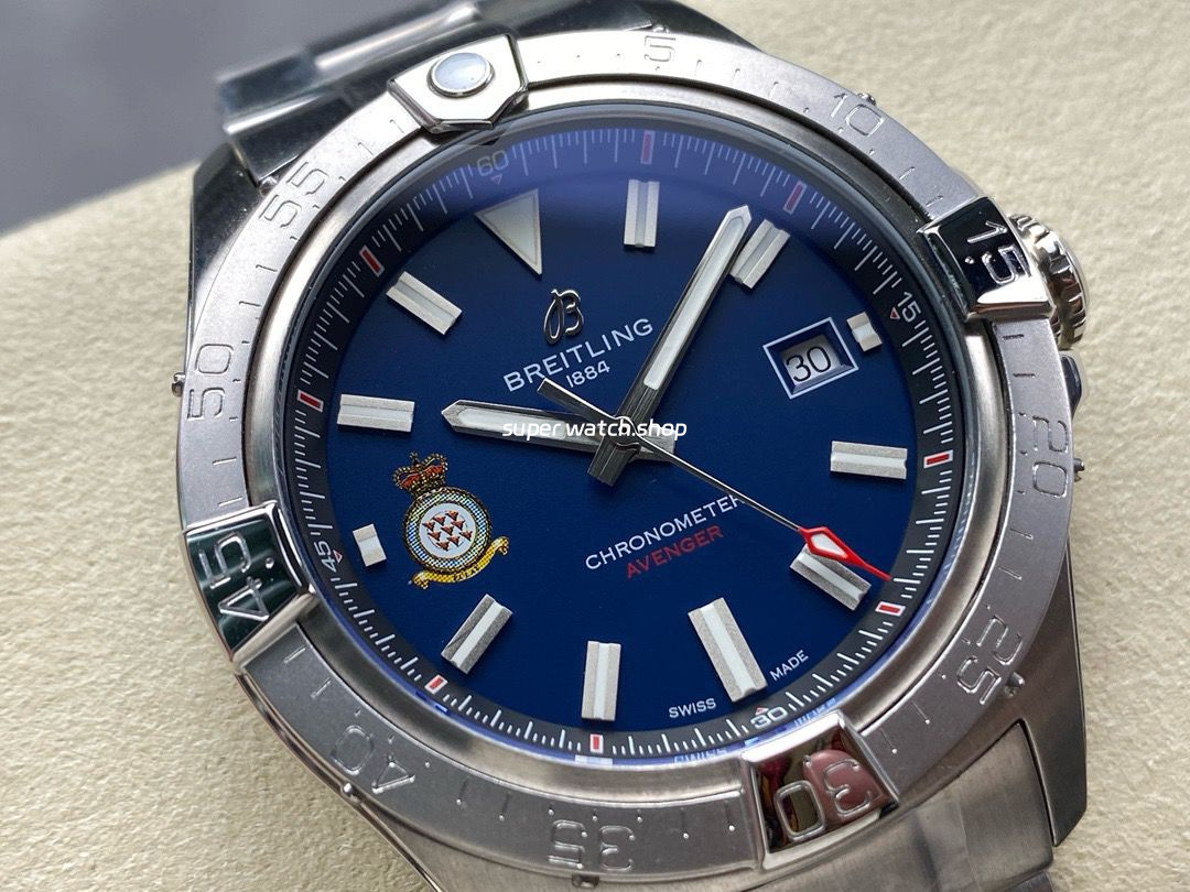 BLS Factory Breitling 60th Anniversary A173281A1C1A1 42mm Full Steel Blue Dial - Image 2