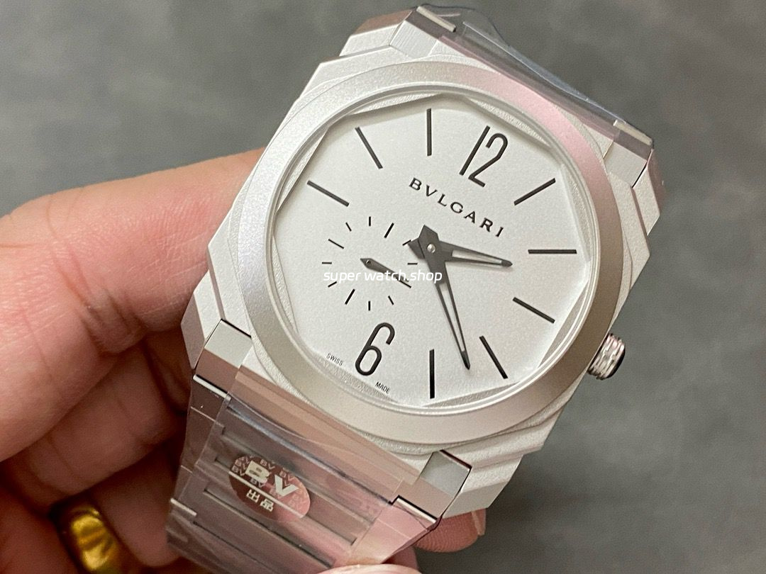 BV Factory Bvlgari Octo Finissimo 103011 40mm Full Silver Steel Silver Dial - Image 3