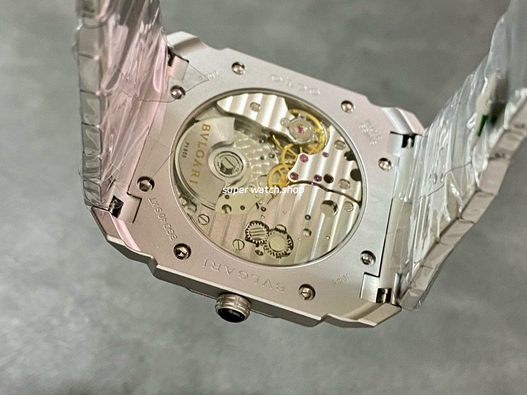 BV Factory Bvlgari Octo Finissimo 103011 40mm Full Silver Steel Silver Dial - Image 7