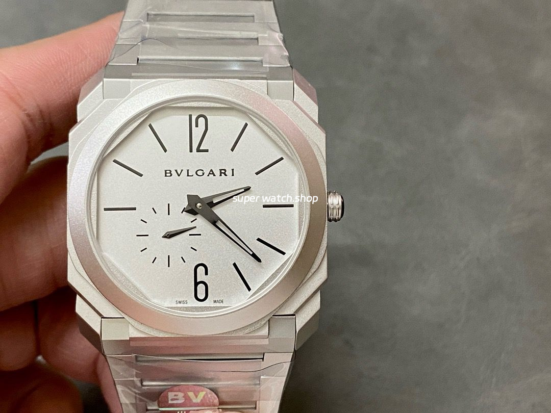 BV Factory Bvlgari Octo Finissimo 103011 40mm Full Silver Steel Silver Dial