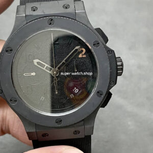 HB Factory Hublot Big Bang 301.CX.134.RX 44mm Ceramic Black Rubber Strap Black Dial