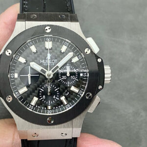 HB Factory Hublot Big Bang 301.SM.1770.LR 44mm Steel Rubber Strap Black Dial